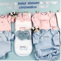 Baby Clothesline Twins Baby Gift Set