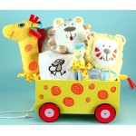 Newborn Baby Gift-Giraffe Plush Welcome Wagon