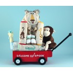 Safari Themed Welcome Wagon Baby Gift