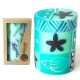 Single Boxed Hand-Painted Pillar Candle - Samaki Design - Nobunto