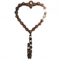 Bicycle Chain Heart Hook - Mira (D)