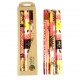 Tall Hand Painted Candles - Three in Box - Halisi Design - Nobunto