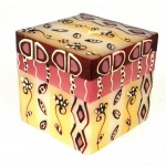 Hand Painted Candle - Cube - Halisi Design - Nobunto