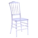 Fine Mod Imports Arca Dining Chair, Clear