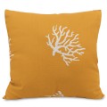 Yellow Coral Large Pillow - Indoor/Outdoor