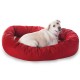 52" Red Bagel Bed By Majestic Pet Products