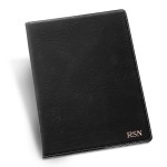 Personalize Black Portfolio with Notepad - Rose Gold