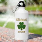 Personalized Irish Water Bottle - Classic Clover