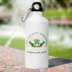 Personalized Irish Water Bottle - Claddagh