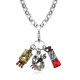 Artist Charm Necklace in Silver